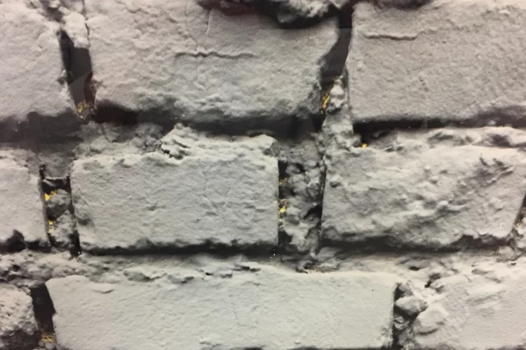 Glas-Küchenrückwand mit Stein-Motiv