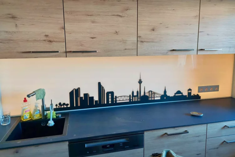 Küchenrückwand Glas mit Motiv
