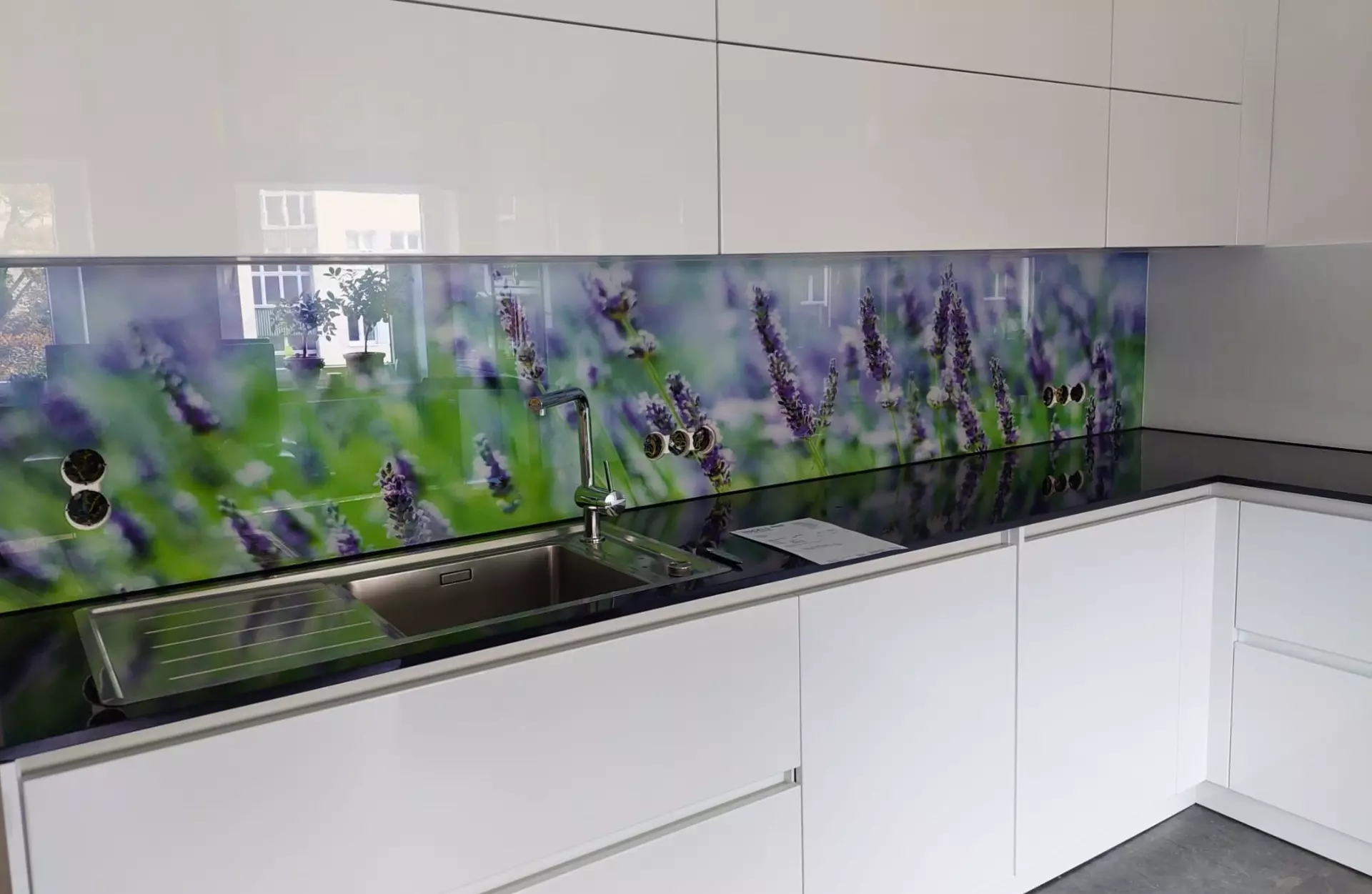 Küchenrückwand Glas mit Motiv