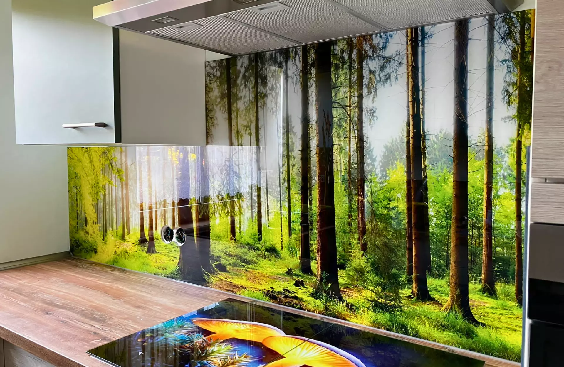 Küchenrückwand Glas mit Motiv